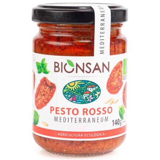Pesto Rojo Rosso con Piñones Bionsan Bio 140g