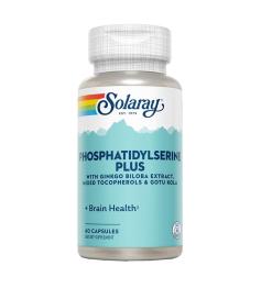 Phosphatidylserine Plus Fosfatidilserina Solaray 60 Cápsulas