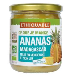 Piña en Bote de Cristal Ethiquable Bio 420g