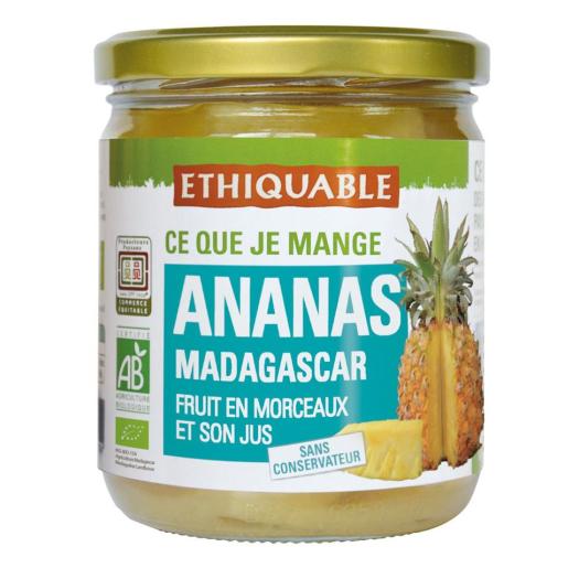 Piña en Bote de Cristal Ethiquable Bio 420g