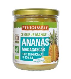 Piña en Bote de Cristal Ethiquable Bio 420g