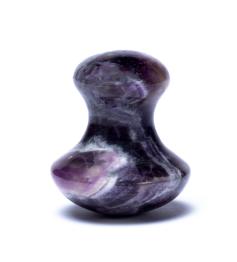 Piedra de Masaje Forma Seta de Amatista 4x3,5cm
