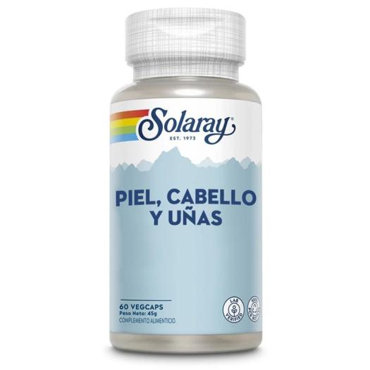 Piel Cabello Uñas Solaray 60 VegCaps