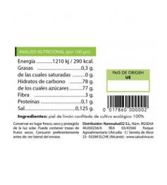 Piel de Limón Cristalizado Bio 200g