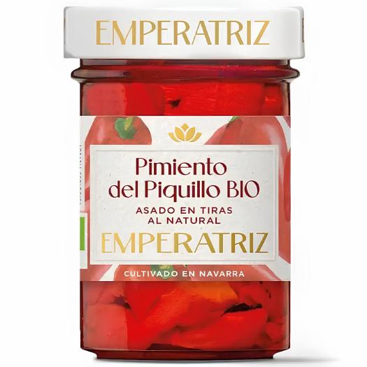 Pimiento del Piquillo Asado en Tiras al Natural Emperatriz Bio 212 ml