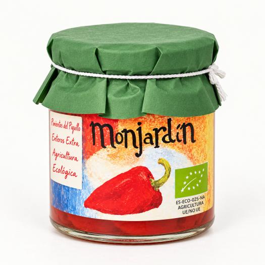 Pimientos del Piquillo Enteros Extra Monjardín Bio 220 g