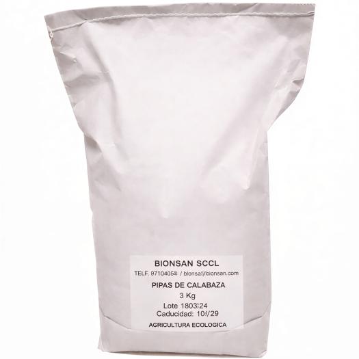 Pipas de Calabaza Cucurbita Granel Bionsan Bio 3Kg