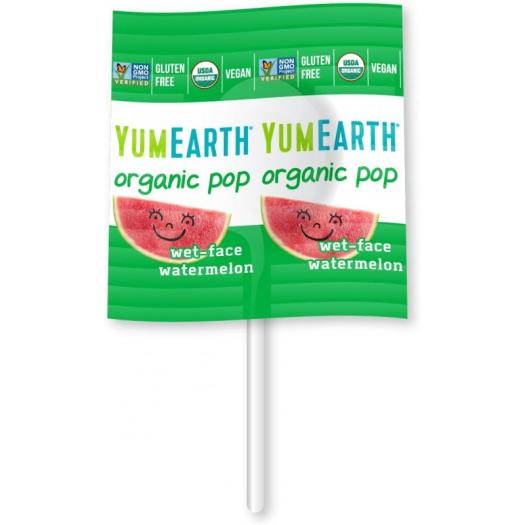 Piruletas Veganas Sabor a Frutas Fruit Pops Bio YumEarth 40ud