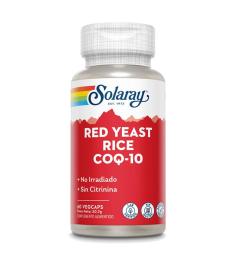 Plus Red Yeast Rice 600 mg con Q10 Solaray 60 VegCaps