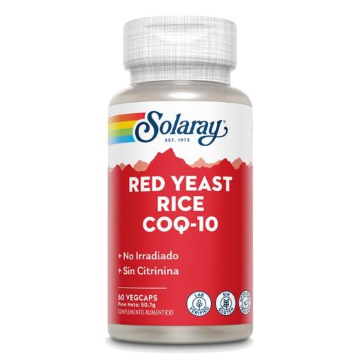Plus Red Yeast Rice 600 mg con Q10 Solaray 60 VegCaps