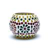 Portavelas de Té Mosaico de Flores 7cm