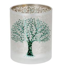 Portavelas de Té Mosaico de Flores 7cm