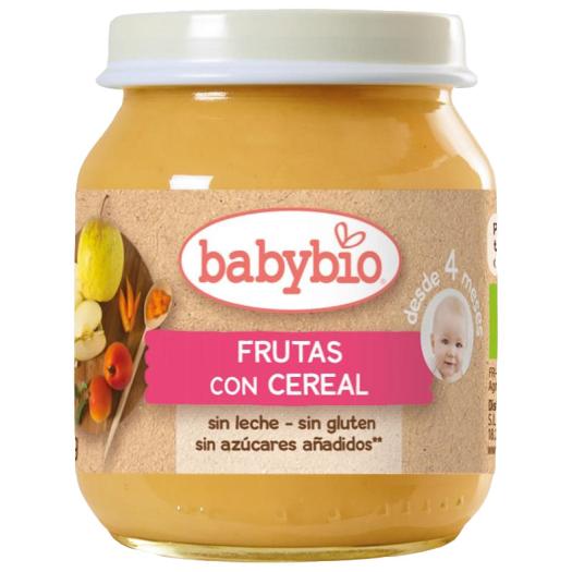 Potito de Frutas con Cereales Babybio 130g