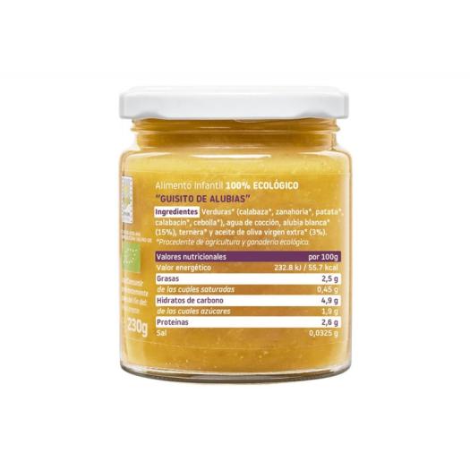 Potito de Guisito de Alubias Smileat Bio 230g