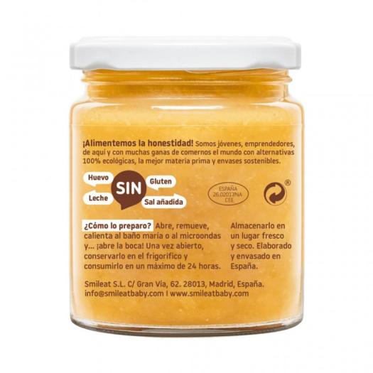 Potito de Pollo con Arroz Smileat Bio 230g