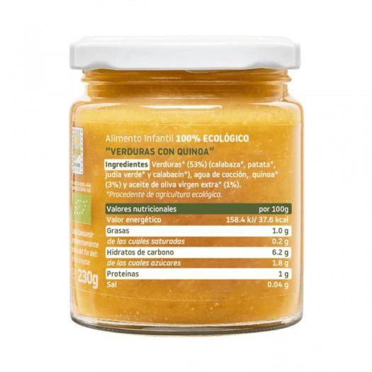 Potito de Verduras con Quinoa Smileat Bio 230g