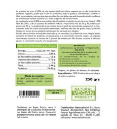 Proteína de Arroz al 80% Bio 250g
