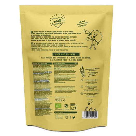 Proteína Whey Suero de Leche Plátano Natruly Bio 350g