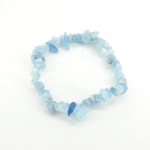 Pulsera de Chip de Aguamarina