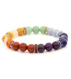 Pulsera Elástica 7 Chakra 9mm