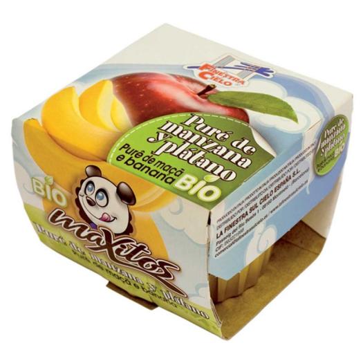 Puré de Manzana y Plátano Maxitos Bio 200g