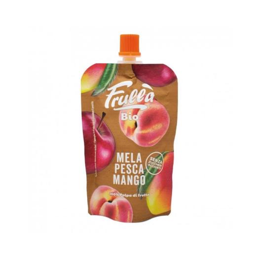 Pure de Manzana Melocotón y Mango Doypack Frulla Bio 100g