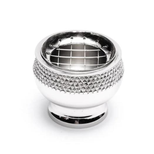 Quemador de Incienso de Latón Niquelado 6x5cm