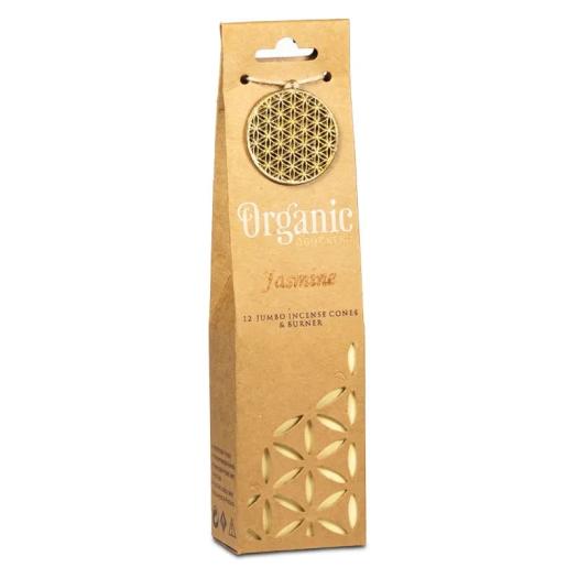 Quemador y Conos de Incienso Jazmín Organic Goodness 72g