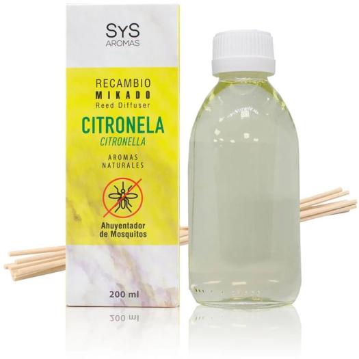 Recambio Mikado con Palos Citronela SYS 200ml