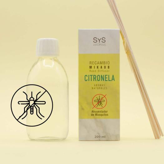 Recambio Mikado con Palos Citronela SYS 200ml