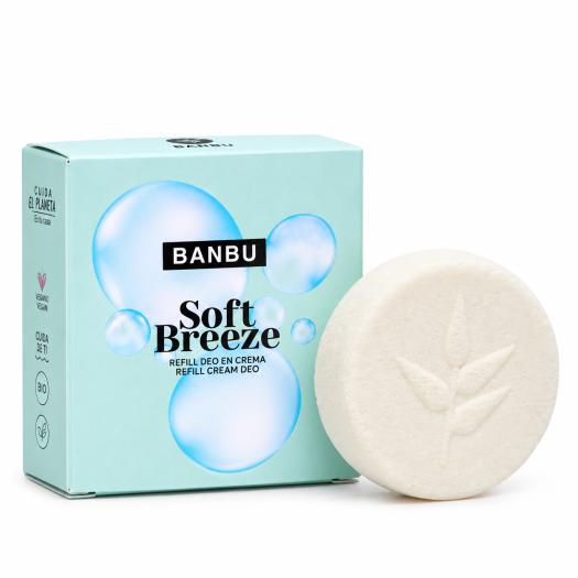 Refill Desodorante Crema Pieles Sensibles Soft Breeze Banbu Bio 50ml