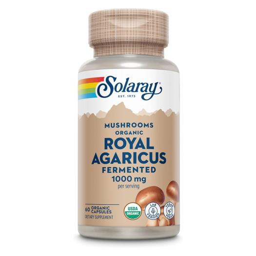 Royal Agaricius Champiñon del Sol 500mg Solaray 60 VegCaps