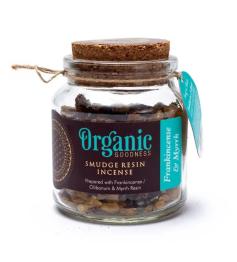 Resina de Incienso Smudge de Frankincienso y Mirra Organic Goodness 80g