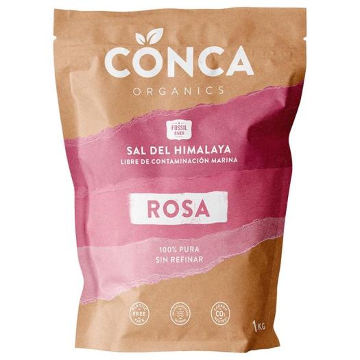 Sal Rosa del Himalaya Fina Sin Plástico Conca Organics 1Kg