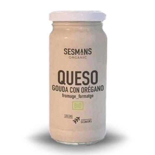 Salsa de Queso Gouda con Orégano Sesmans Bio 240ml