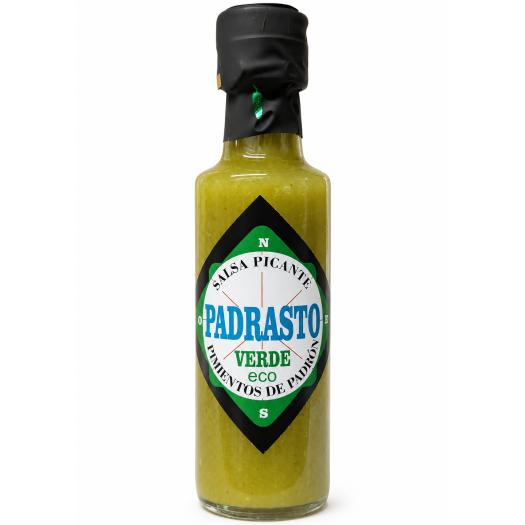 Salsa Padrasco Verde Picante de Pimientos de Padrón Celebridade Galega Bio 100ml