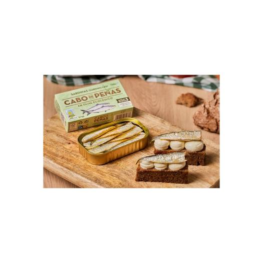 Sardinillas en Aceite de Oliva Cabo de Peñas Bio 85g