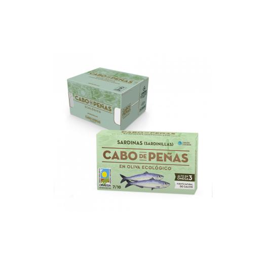 Sardinillas en Aceite de Oliva Cabo de Peñas Bio 85g