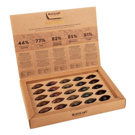 Selección de  Bombones Origins Blanxart 118g