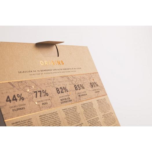 Selección de  Bombones Origins Blanxart 118g