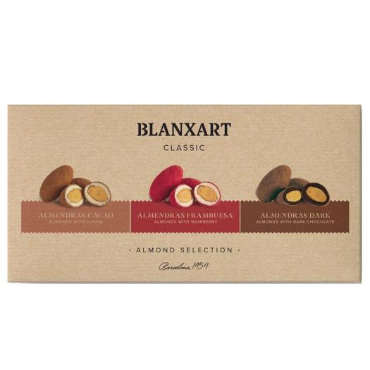 Selección de Tiras de Naranja y Almendras Blanxart 240g