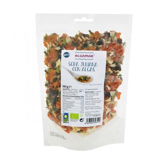Sopa Juliana con Algas Algamar Bio 150g