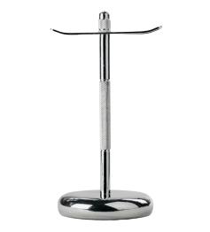 Soporte Afeitado Cromo para Maquinilla y Brocha Banbu