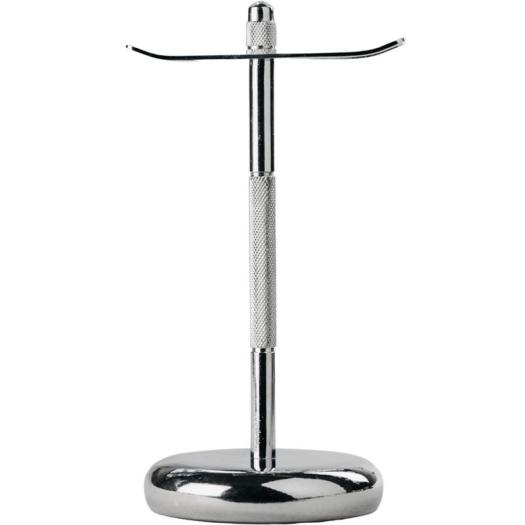 Soporte Afeitado Cromo para Maquinilla y Brocha Banbu