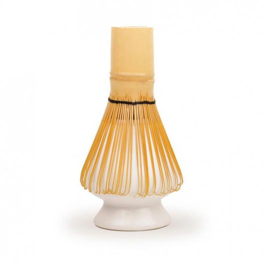 Soporte Blanco para Batidor de Bambú Chasen Matcha&Co
