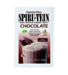 Batido de Proteína Vegetal Spiru Tein Chocolate Natures Plus sobre 28g