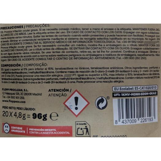 Tabletas Lavavajillas Todo en 1 Ecomimidú Bio 26 ud