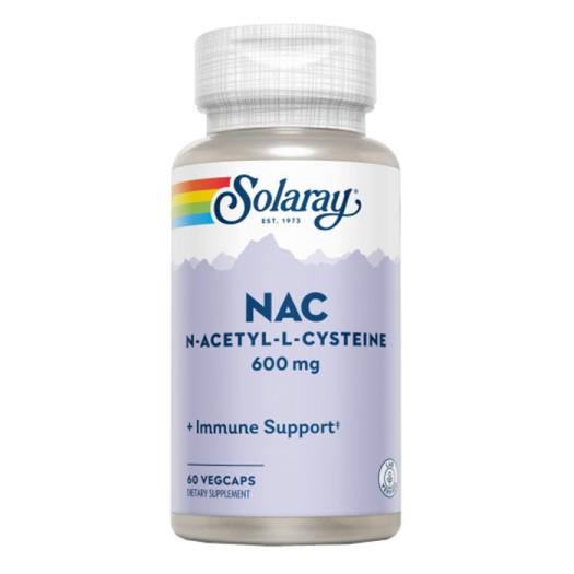 Super NAC 600 (N-Acetil Cisteína) Solaray 60 VegCaps