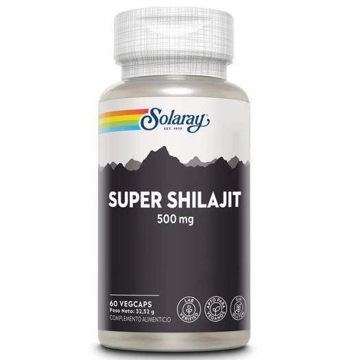 Super Shilajit 500mg Solaray 60 VegCáps