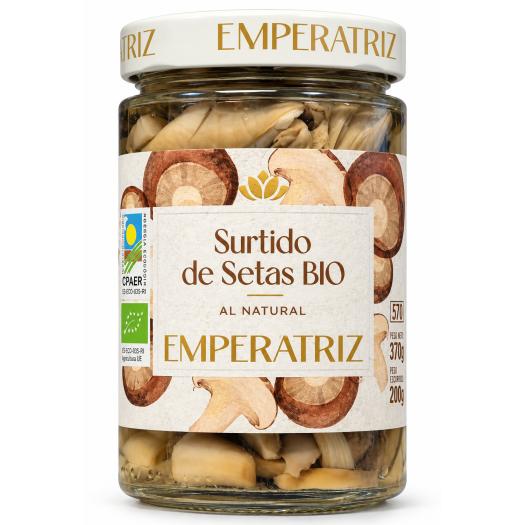 Surtido Mezcla de Setas Conserva Emperatriz Bio 370g
